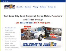 Tablet Screenshot of junkjr.com